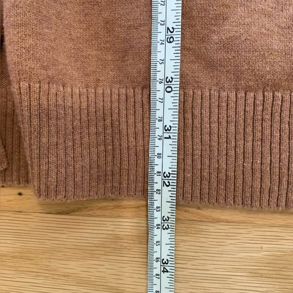 J. Jill Neutral Color Block Long Line Button Front Cardigan Sweater Size Medium - Picture 11 of 11
